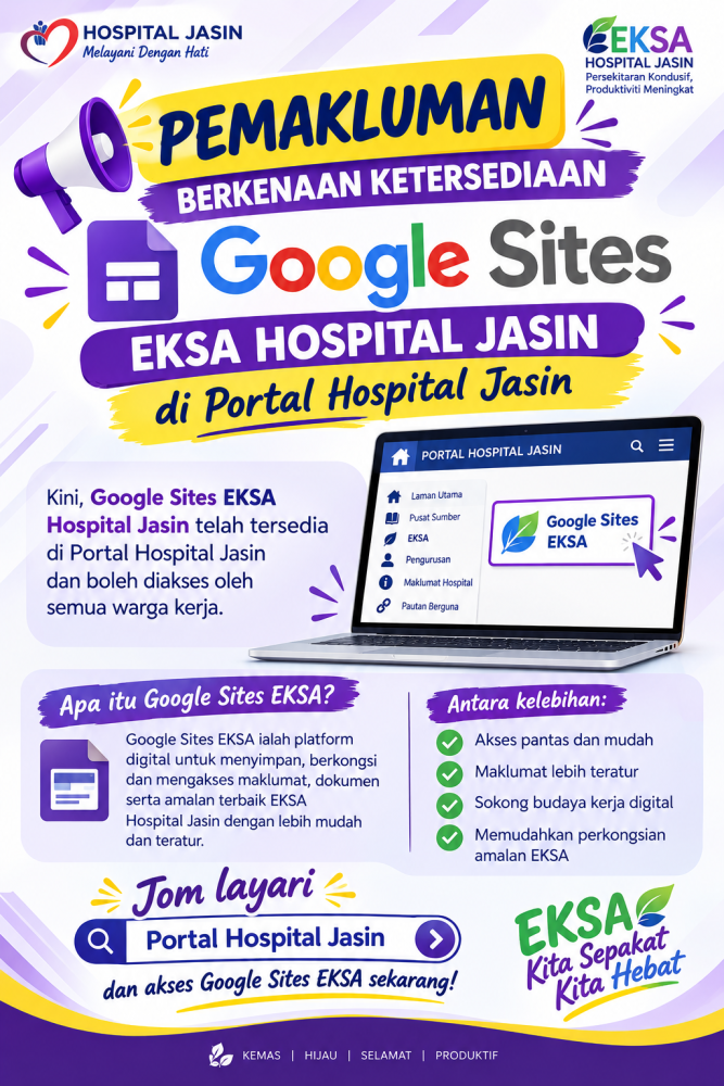 GOOGLE SITE EKSA HOSPITAL JASIN