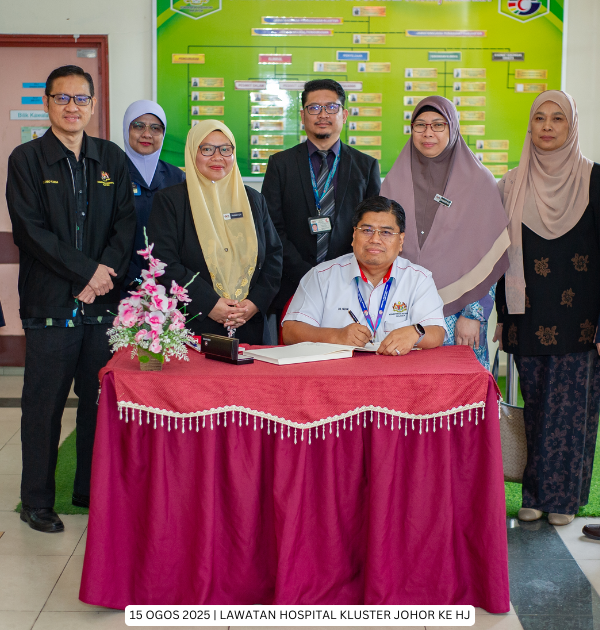 LAWATAN HOSPITAL KLUSTER JOHOR KE HJ 2025