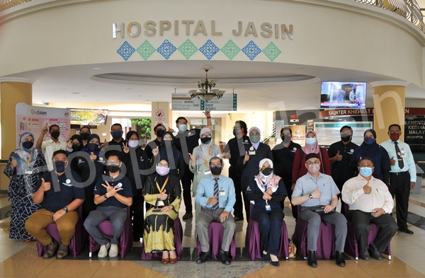 Lawatan Institut Kesihatan Negara (NIH) Ke Hospital Jasin Bagi Program Kelestarian (Sustainability Programme)