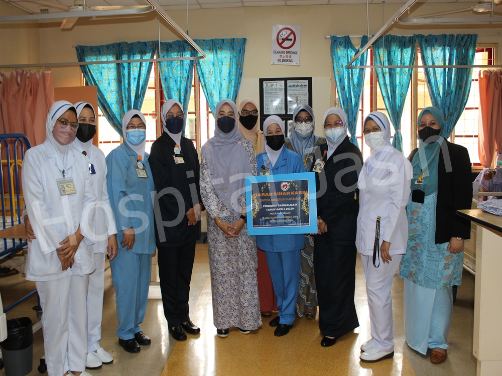 PROGRAM MENYANTUNI PESAKIT OLEH MAIM, JAIM DAN YB ADUN RIM SEMPENA BULAN RAMADAN 1443H DI HOSPITAL JASIN
